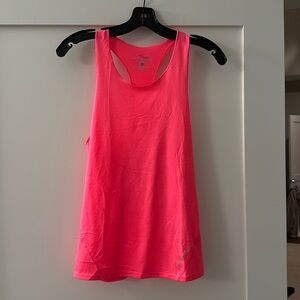Brooks NWOT Hot pink racerback tan Size Medium